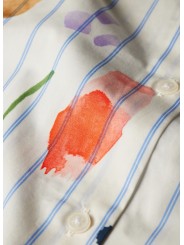 CHEMISE RAYEE BLANC BLEU TACHES MULTI W2R 357BC V31441 02 PAUL SMITH FEMME store