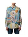 CHEMISE PRINT FLEURS POISSSONS OISEAUX MAUVE BLEU M1R 598Z V03017 43 PAUL SMITH homme shirt Strasbourg store look face