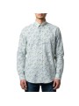 CHEMISE BLANCHE PRINT LIBERTY CIEL VERT JAUNE M1R 800P V03043 41 PAUL SMITH HOMMe shirt Strasbourg boutique porté