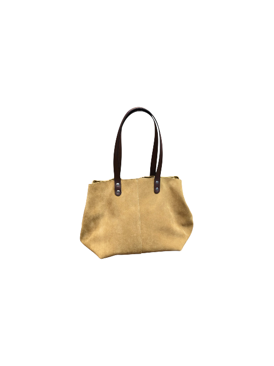 SAC T25 MEDIUM SUEDE TABAC IOOS Strasbourg boutique online store bag front
