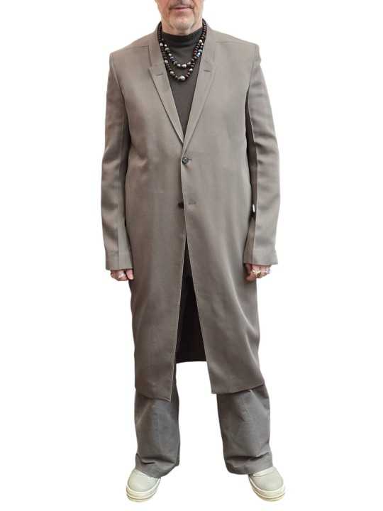 VESTE REDINGOTE DUST RICK OWENS HOMME RU01F 2941 WT 34 FASHION DESIGNER CREATEUR STRASBOURG front