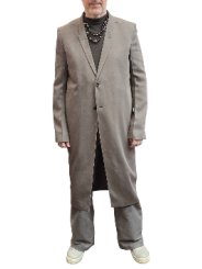 VESTE REDINGOTE DUST RICK OWENS HOMME RU01F 2941 WT 34 FASHION DESIGNER CREATEUR STRASBOURG vue3