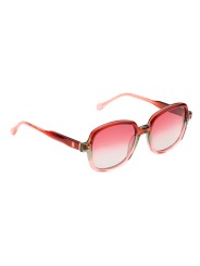 LUNETTES NAILAKA 062A CARRE DEGRADE VERT ROSE CORAIL PASTEL 4197 CLARIS VIROT boutique store sunglasses profil