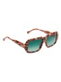 LUNETTES SUMATRA 088R LEOPARD RECTANGLE 4206 CLARIS VIROT Strasbourg sunglasses profil