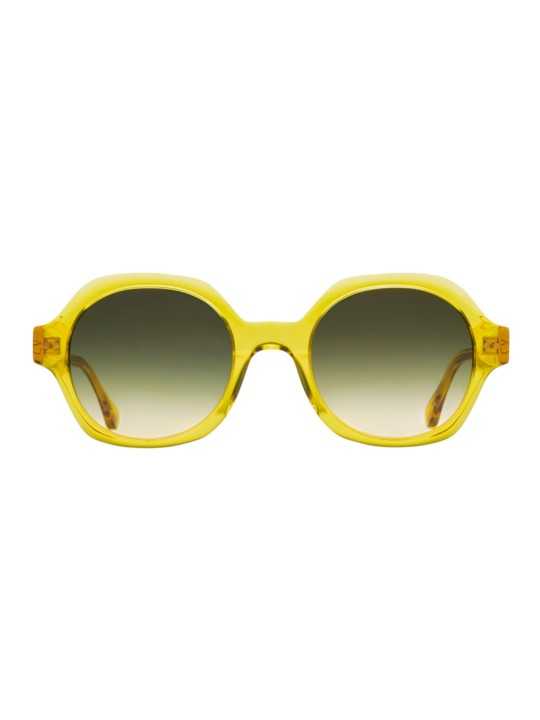 LUNETTES SULAWESI 079Z JAUNE CITRINE CLARIS VIROT FEMME 3747 FASHION MODE DESIGNER CREATEUR STRASBOURG vue