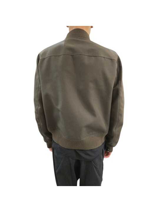 BLOUSON GRANDES POCHES ZIPPEES BORDS COTELES DARK DUST HEIZER FLIGHT RICK OWENS HOMME RU01F 2790 CDU 78 dos