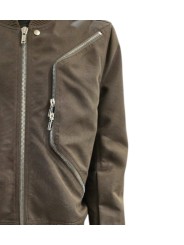 BLOUSON GRANDES POCHES ZIPPEES BORDS COTELES DARK DUST HEIZER FLIGHT RICK OWENS HOMME RU01F 2790 FASHION STRASBOURG poche