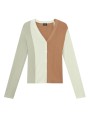 CARDIGAN PATCH TAUPE VERT W2R 809N V31447 32 PAUL SMITH FEMME Strasbourg flat
