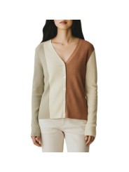 CARDIGAN PATCH TAUPE VERT W2R 809N V31447 32 PAUL SMITH FEMME Strasbourg front