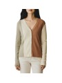 CARDIGAN PATCH TAUPE VERT W2R 809N V31447 32 PAUL SMITH FEMME Strasbourg front