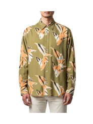 CHEMISE KAKI PRINT POISSONS ABRICOT VISCOSE M1R 929Z V02999 32 PAUL SMITH HOMME shirt Strasbourg store front