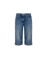BERMUDA JEANS DELAVE ZIP COTES BRUT PJ 18I 2775 104 ELISABETTA FRANCHI FEMME Strasbourg boutique flat