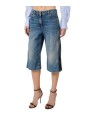 BERMUDA JEANS DELAVE ZIP COTES BRUT PJ 18I 2775 104 ELISABETTA FRANCHI FEMME Strasbourg boutique profil