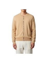 PULL FIN CAMEL BANDE BAYADERE CENTRE M1R 784Z V03026 14 PAUL SMITH HOMME store Strasbourg porté