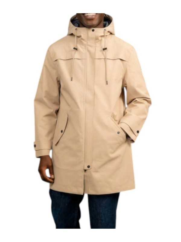 IMPERMEABLE BEAU NUAGE CORNE BEIGE 901532 9402 BY MONTAGUT jacket strasbourg face homme