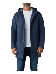 IMPERMEABLE BEAU NUAGE MARINE 901532 9440 BY MONTAGUT jacket strasbourg face femme ouvert