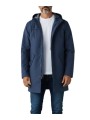 IMPERMEABLE BEAU NUAGE MARINE 901532 9440 BY MONTAGUT jacket strasbourg face open