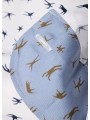 CHEMISE CREME PRINT VOLLEYEURS NAVY M2R 149T V22657 02 PAUL SMITH HOMME store shirt poiignet