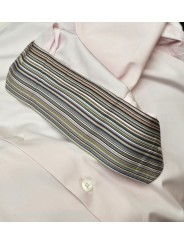 CHEMISE UNIE ROSE COTON M1R 800P2 V00050 21 PAUL SMITH HOMME SHIRT Strasbourg poignet