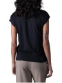 TSHIRT NOELIA FAMME MANCHES AMERICAINES COTON PIMA BLACK ANONYM FEMME store shop arrière