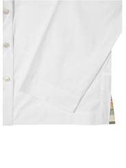 CHEMISE OVER POCHES PLAQUEES DETAIL BAYA COTON BLANC W2R 391B V21598 01 PAUL SMITH femme poignet