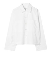 CHEMISE OVER POCHES PLAQUEES DETAIL BAYA COTON BLANC W2R 391B V21598 01 PAUL SMITH femme flat