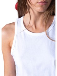 DEBARDEUR COLETTE COTON PIMA BLANC ANONYM FEMME store shop col