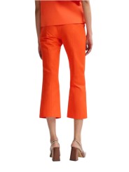 PANTALON CAPRI ORANGE JORDY FG12 ESSENTIEL ANTWERP FEMME pant mode boutique Strasbourg online vêtement dos
