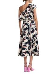 TOP ECRUE ASYMETRIQUE ARTY CHOCO NOIR JILLIAN J3BU Essentiel Antwerp femme createur mode fashion Strasbourg dos