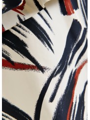 TOP ECRUE ASYMETRIQUE ARTY CHOCO NOIR JILLIAN J3BU Essentiel Antwerp femme createur mode fashion Strasbourg tissus