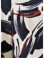 JUPE LONGUE ECRUE ASYMETRIQUE ARTY CHOCO NOIR JAELYN J3BU ESSENTIEL ANTWERP FEMMe Strasbourg boutique tissus