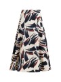JUPE LONGUE ECRUE ASYMETRIQUE ARTY CHOCO NOIR JAELYN J3BU ESSENTIEL ANTWERP FEMMe Strasbourg boutique flat