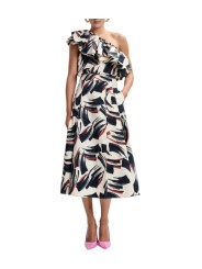 JUPE LONGUE ECRUE ASYMETRIQUE ARTY CHOCO NOIR JAELYN J3BU ESSENTIEL ANTWERP FEMMe Strasbourg boutique vue1