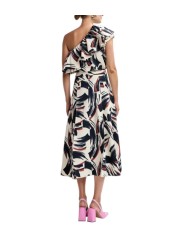 JUPE LONGUE ECRUE ASYMETRIQUE ARTY CHOCO NOIR JAELYN J3BU ESSENTIEL ANTWERP FEMMe Strasbourg boutique vue3