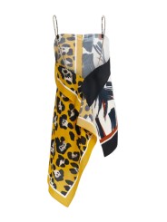 TOP BRETELLES SWARO VISCOSE ARTY CHOCO NOIR LEOPARD JAUNE JOSETTE J2YO Essentiel Antwerp createur mode fashion Strasbourg dos