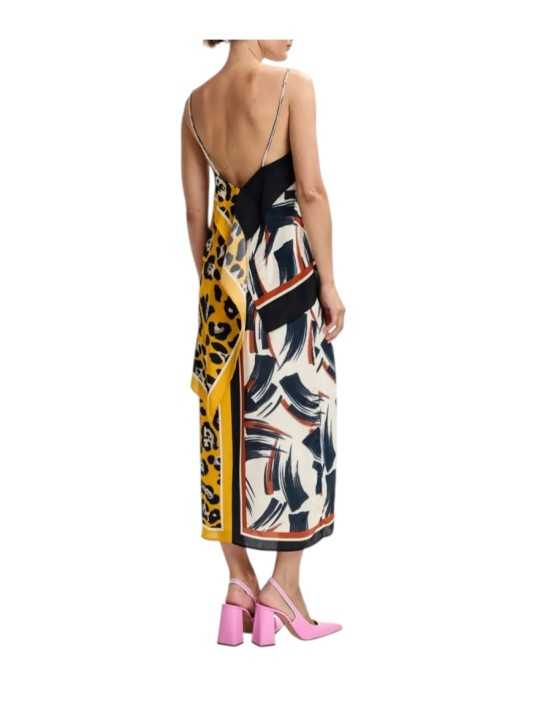 TOP BRETELLES SWARO VISCOSE ARTY CHOCO NOIR LEOPARD JAUNE JOSETTE J2YO Essentiel Antwerp createur mode fashion strasbourg