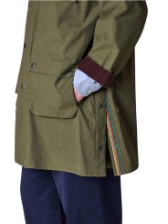 TRENCH CAPUCHE FENTES COTES BAYA MCA1127 OL52 PAUL SMITH loves BARBOUR HOMME M1R-M1127-VRIPST-38 Strasbourg boutique f1