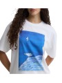 T-shirt blanc mouette bleue Paul Smith loves Barbour LTS0727 WH11 femme boutique Strasbourg zoom
