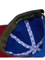 CASQUETTE BLEU ROI SANGLE BAYA MHA0964 BL71 PAUL SMITH loves BARBOUR Strasbourg M1A-M0964-VCAP-45 boutique int2