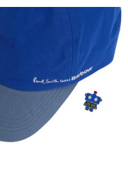CASQUETTE BLEU ROI SANGLE BAYA MHA0964 BL71 PAUL SMITH loves BARBOUR Strasbourg M1A-M0964-VCAP-45 boutique zoom