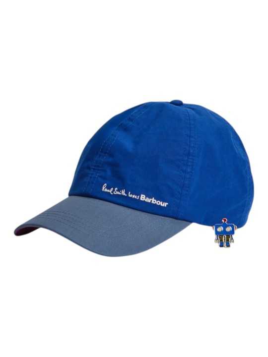 CASQUETTE BLEU ROI SANGLE BAYA MHA0964 BL71 PAUL SMITH loves BARBOUR Strasbourg M1A-M0964-VCAP-45 boutique