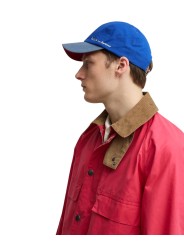 CASQUETTE BLEU ROI SANGLE BAYA MHA0964 BL71 PAUL SMITH loves BARBOUR Strasbourg M1A-M0964-VCAP-45 boutique porté