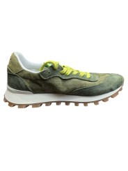 Baskets Veloce suède vert languette vert fluo 616 No Map Society Homme boutique Strasbourg int