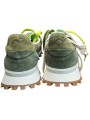 Baskets Veloce suède vert languette vert fluo 616 No Map Society Homme boutique Strasbourg arr