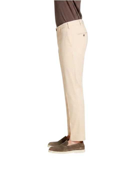 Chino coton light abricot Newyork style Masons Homme 9PN 28963 CBE700 395 Strasbourg boutique pant profil
