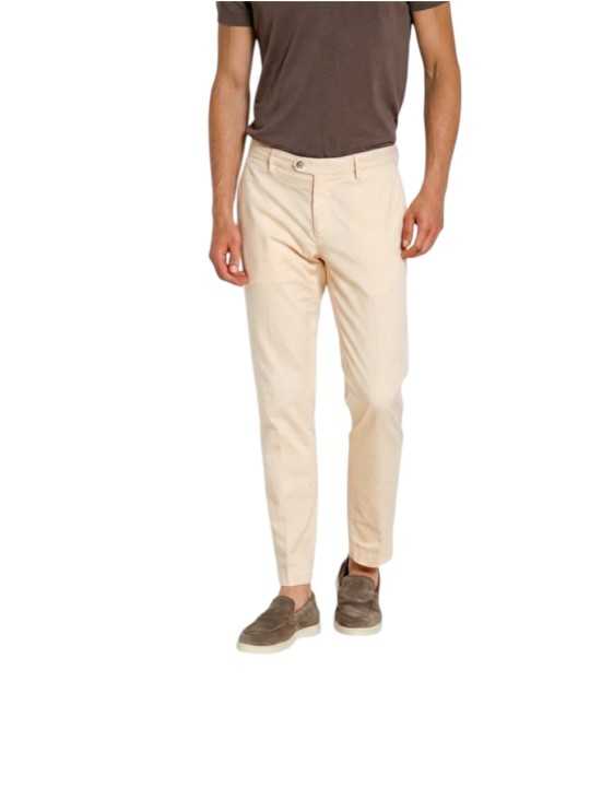 Chino coton light abricot Newyork style Masons Homme 9PN 28963 CBE700 395 Strasbourg boutique pant vue