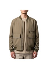BLOUSON TAUPE POCHES PLAQUEES & ZIPPEE LAINE M1R 915Z V02988 63 PAUL SMITH HOMME boutique Strasbourg face