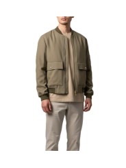 BLOUSON TAUPE POCHES PLAQUEES & ZIPPEE LAINE M1R 915Z V02988 63 PAUL SMITH HOMME boutique Strasbourg profil