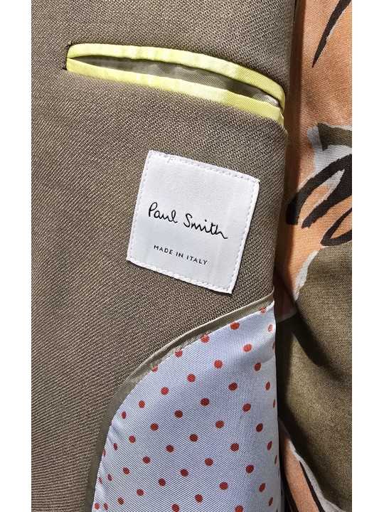 BLOUSON TAUPE POCHES PLAQUEES & ZIPPEE LAINE M1R 915Z V02988 63 PAUL SMITH HOMME boutique Strasbourg int
