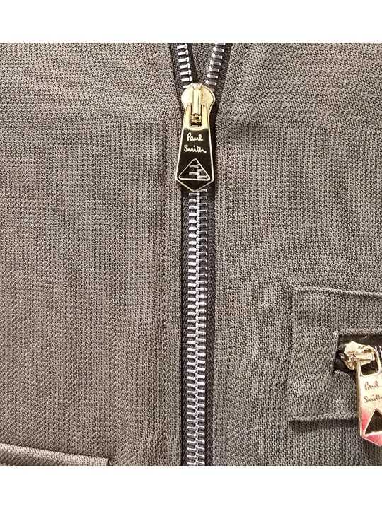 BLOUSON TAUPE POCHES PLAQUEES & ZIPPEE LAINE M1R 915Z V02988 63 PAUL SMITH HOMME boutique Strasbourg zip